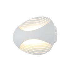 Applique da Parete LED 6W Design Ovale Lampada a Muro Moderna IP20 Camere Salone