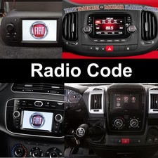 RADIO FIAT DAIICHI CODICE STEREO SBLOCCO SERVIZIO PANDA 500 DUCATO PUNTO QUBO LINEA