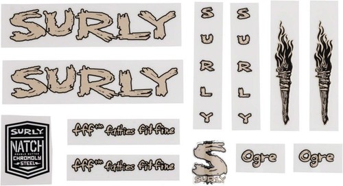 Surly set decalcomanie orco - decalcomanie,