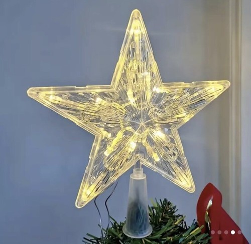 Puntale led stella albero - led,