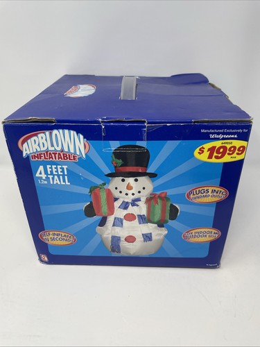 Pupazzo neve gonfiabile - pupazzo, 4'