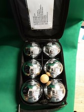 Set 6 Bocce in metallo 3 righe