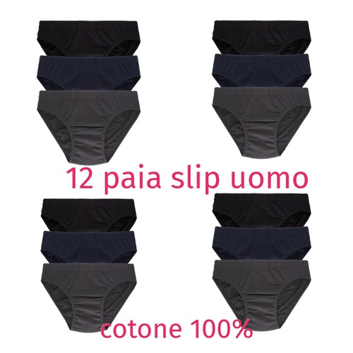 Set slip uomo classico - 12,