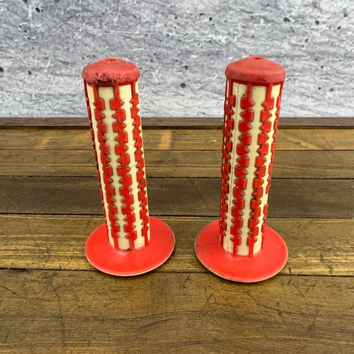 Old school bmx grips rosso - old,