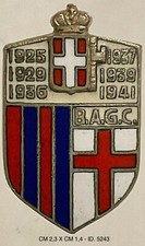 BOLOGNA ASSOCIAZIONE GIUOCO CALCIO BAGC DISTINTIVO FOOTBALL CLUB PROD. VERONESI