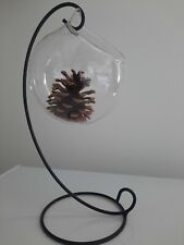 SFERA DI VETRO - VASO SOSPESO VETRO/VASETTO VETRO TRASPARENTE 