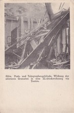 CARTOLINA DI GORIZIA ,GORZ - POST UND TELEGRAPHENGEBAUDE - VIA TEATRO