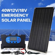 Kit Pannello Solare Fotovoltaico 40W con Regolatore per Prestazioni Luce Ottimal