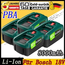 4x batteria 8Ah per Bosch 18V Li-Ion Power PBA PSB PSR 18V sistema IMBALLO ORIGINALE batteria utensili