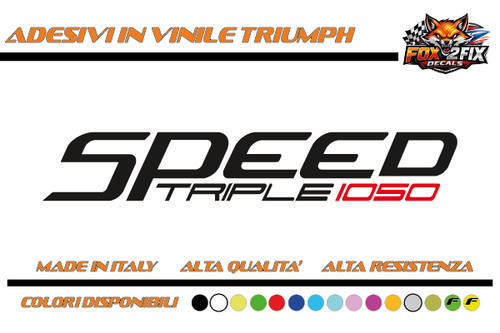 Adesivi moto speed triple - ,