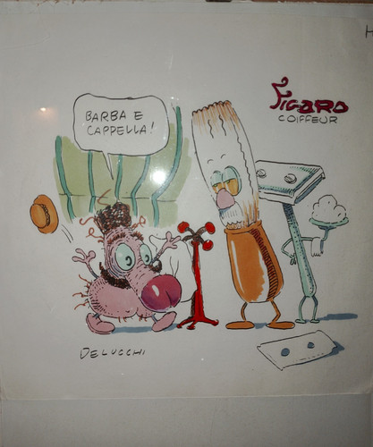Ugo delucchi disegno originale - disegno,