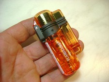 ACCENDINO LIGHTER/ FEUERZEUG FLAMINAIRE MOD JET TRASPARENT 902  TIPO 2