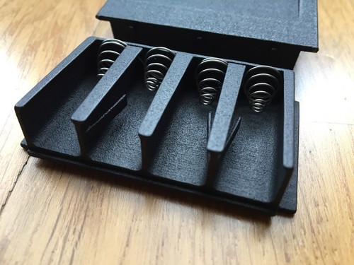 Printed battery holder - holder, for