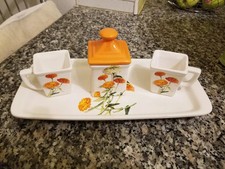 Set 2 tazze con vassoio e