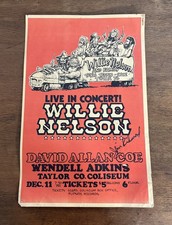 Poster concerto Willie Nelson