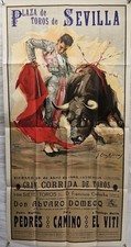 Poster Vintage Cartel De Toros