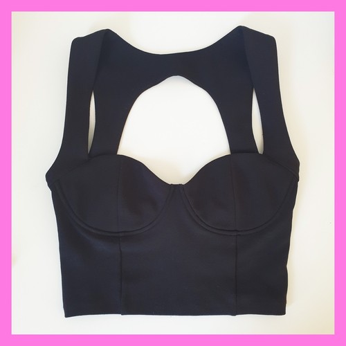 Zara nero bustier - zara,
