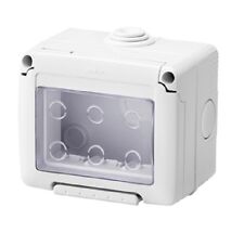 CONTENITORE ESTERNO IP55 3 POSTI PER SYSTEM GEWISS GW27043 GRIGIO RAL7035