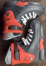 Razors G7.1 Rosso e Nero Rollerblade Boot Aggressivo Skate SOLO STIVALI Uomo Taglia 10
