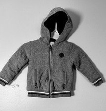 RARA giacca con cappuccio Emporio Armani Junior bambino grigia taglia 3A 100 cm usata