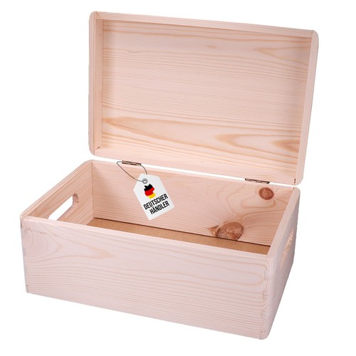 Scatola legno con - in,