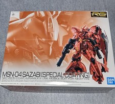BANDAI RG 1/144 MSN-04 SAZABI RIVESTIMENTO SPECIALE Gundam CCA Nuovo