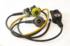 Erogatore Mares MR22 Ruby + AT20 Apeks + consolle Oceanic + frusta jacket