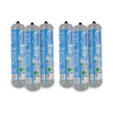 BOMBOLE CO2 600gr USA E GETTA RICAMBIO PER REFRIGERATORI GASATORI ACQUA  6 PZ