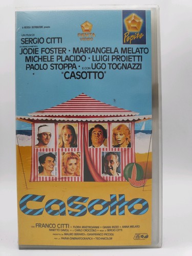 Vhs casotto jodie foster - vhs,