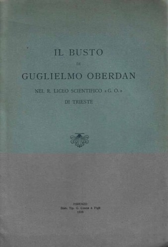 Busto guglielmo oberdan - di,