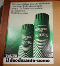 pubblicità TENNIS 1978 : VICTOR il deodorante uomo