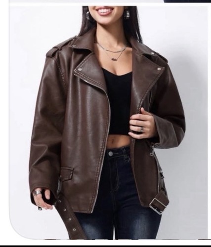 Chiodo donna marrone oversize - donna,