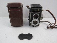 vecchia macchina fotografica SEAGULL 4A HAIOU-31 2.8/75 3.5/75 con custodia 6x6