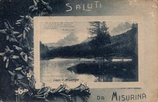 CARTOLINA - SALUTI DA MISURINA - ANNULLO SPECIALE