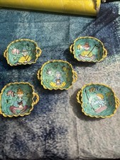 Ciotole In Ceramica Avallone Vietri Set Di 5 