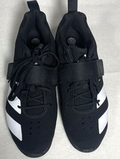 Scarpe Adidas Adipower sollevamento pesi 2 uomo taglia 9 nero bianco GZ5952 ottime