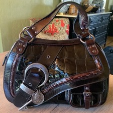 Favoloso!!! Borsa Christian Dior Gaucho vernice, perfette condizioni!!