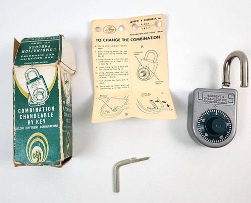Lucchetto combinato vintage