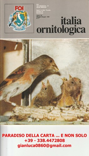 Italia ornitologica rivista - ornitologica, (rivista
