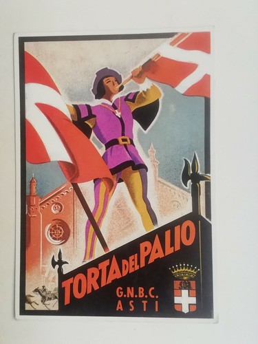 Cartolina palio asti - cartolina,