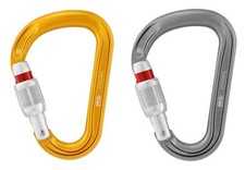PETZL - Moschettone forma pera Attache ghiera Screw Lock