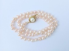 COLLANA PERLE di FIUME ovali