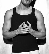 Canottiera uomo Enrico Coveri spalla stretta in cotone a costine art ET1105