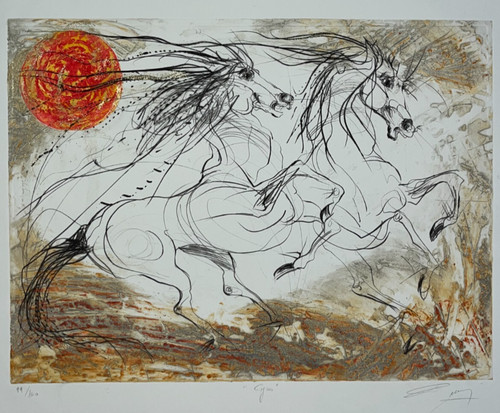 Cavallo eros gravure stampa - cavallo,