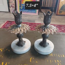 Coppia di candelabri vintage a