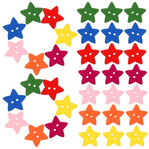 200 pcs bottoni stella per - bottoni, a
