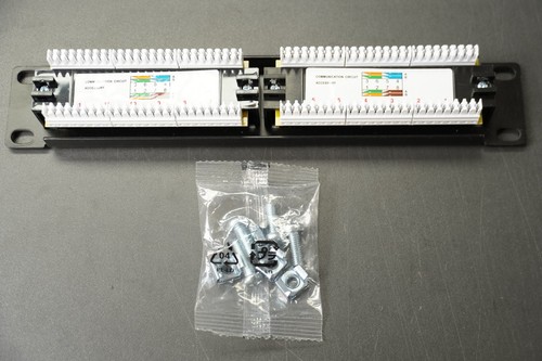 Patch panel porte cat6 - 12, 1u