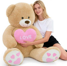 Orso Peluche Gigante Con Amore