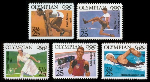 2496 2500 25c olimpiadi - #2496-2500,
