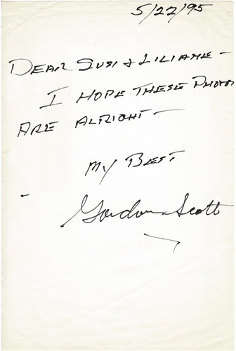 Foglio firmato autografo